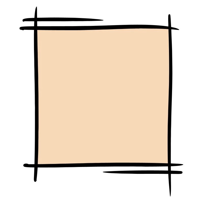 Dekorativer Rahmen. Banner / Bilderrahmen.