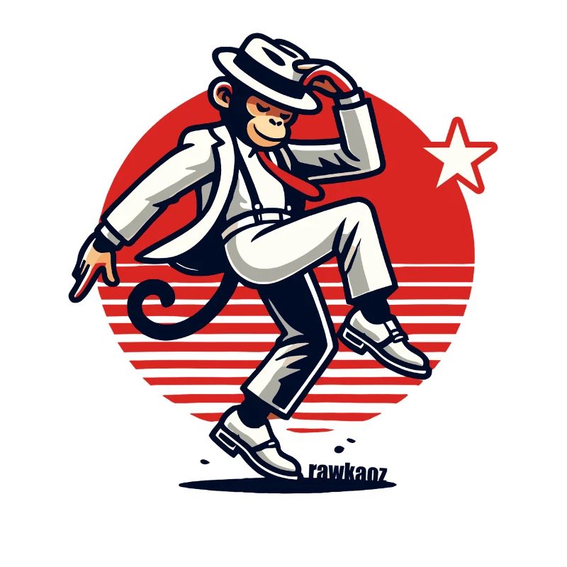 Moonwalk-Monkey Affentanz Affe