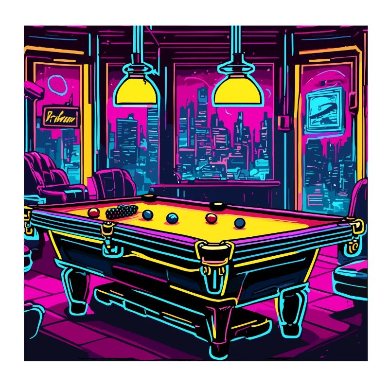 Billard / Boule de billard / 8 boules / billard / Kö