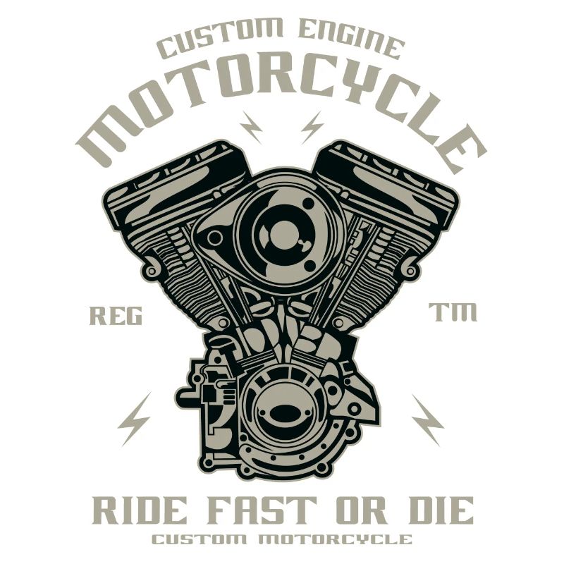 Conversion de moteur de moto Chopper Custom Engine