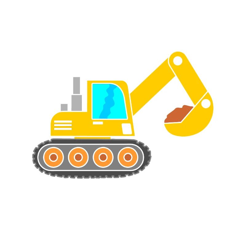 Machine de construction de pelle