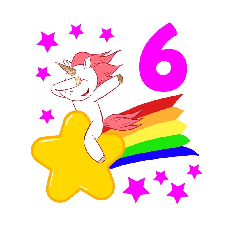 6. Geburtstag Mädchen 6 Sechster Bday Dabbendes Ei