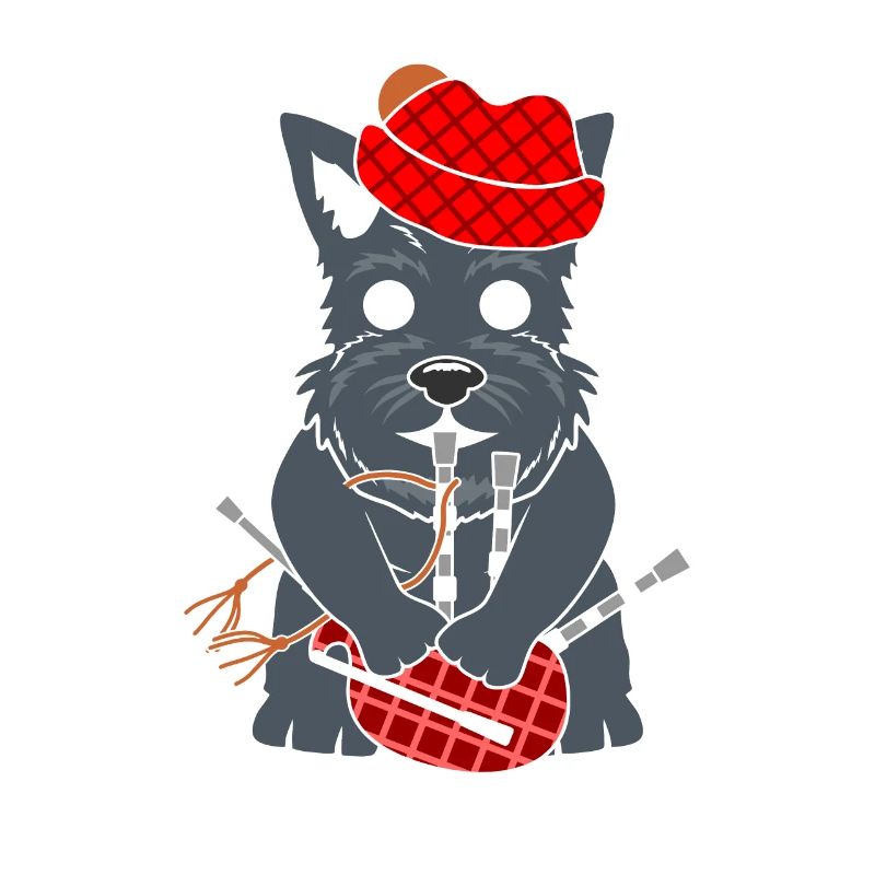 Bagpipe Scottish Terrier bagpipe bulkhead