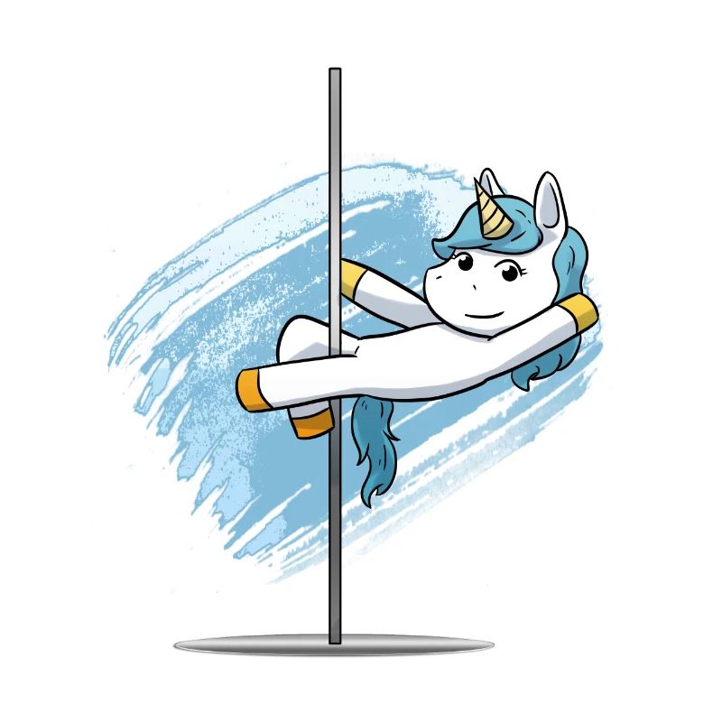 Unicorn pole dancing pole dancing dancer