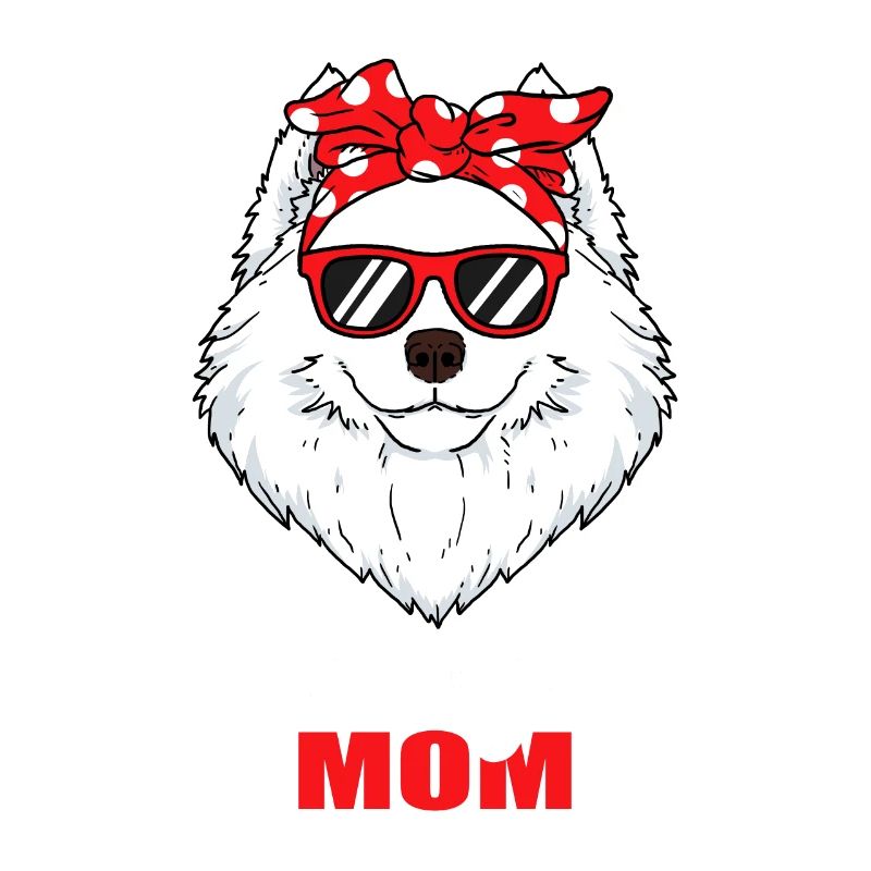Samojede Hunde Mama Geschenk