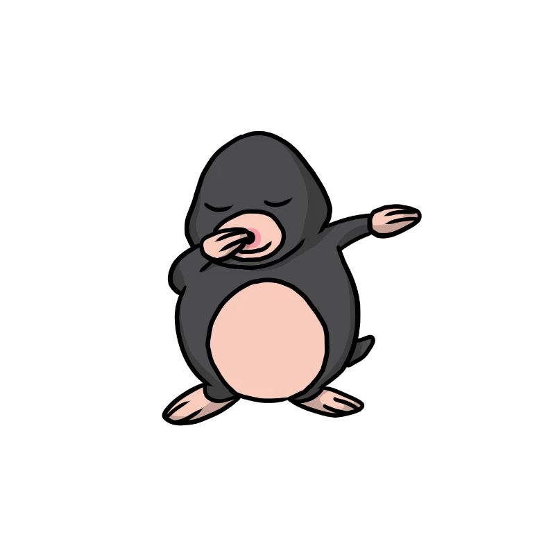 Funny Dabbing Mole Dab Dance Talpidae Lover Gift