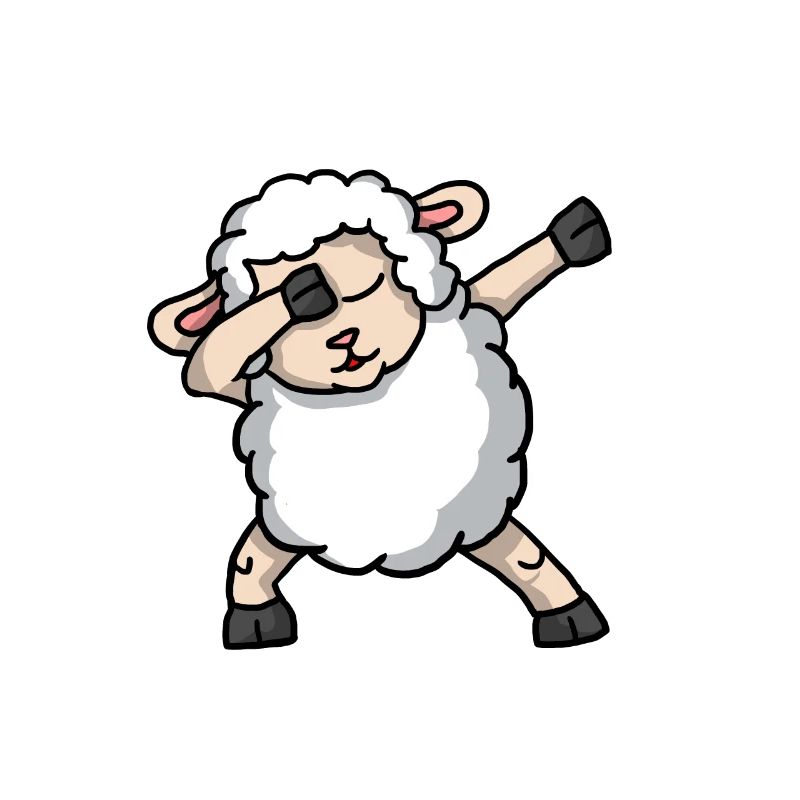 Funny Dabbing Sheep Dab Dance Lamb Lover Gift