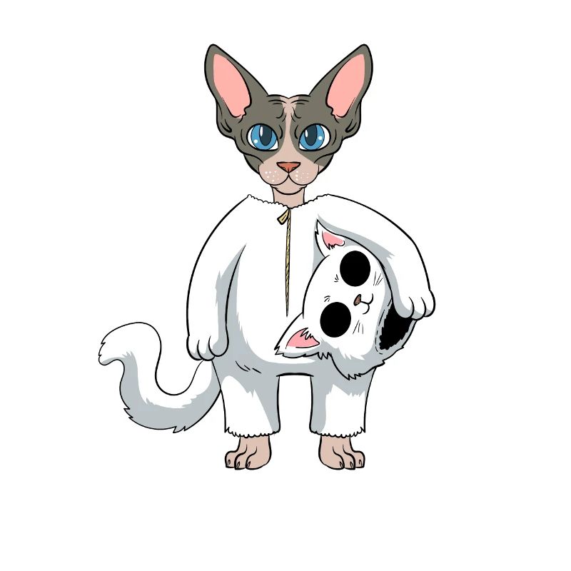Chat nu , Sphynx pour un propriétaire de Sphynx