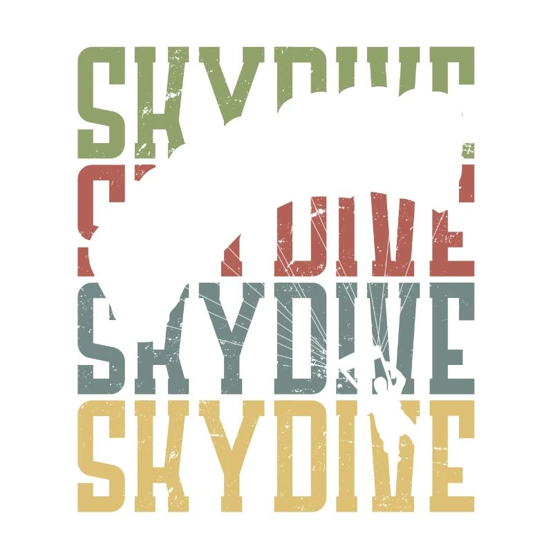 Fallschirmspringer Motiv Skydive Skydiver