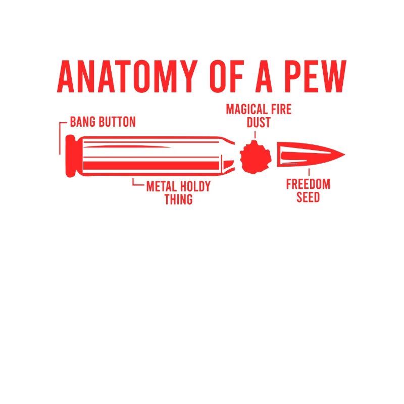 Anatomie einer Pew Waffen Munition Jagdwaffe
