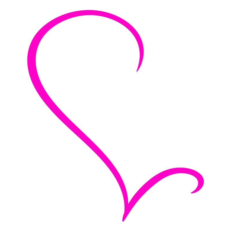 Halbes Pinkes Herz