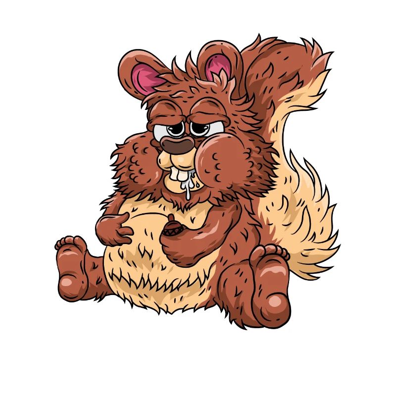 Dickes Eichhörnchen