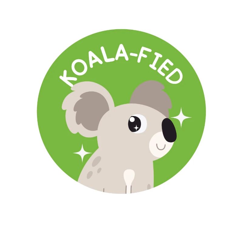 Postpartale Krankenschwester süße Koala Mutter Baby RN Krankenschwester