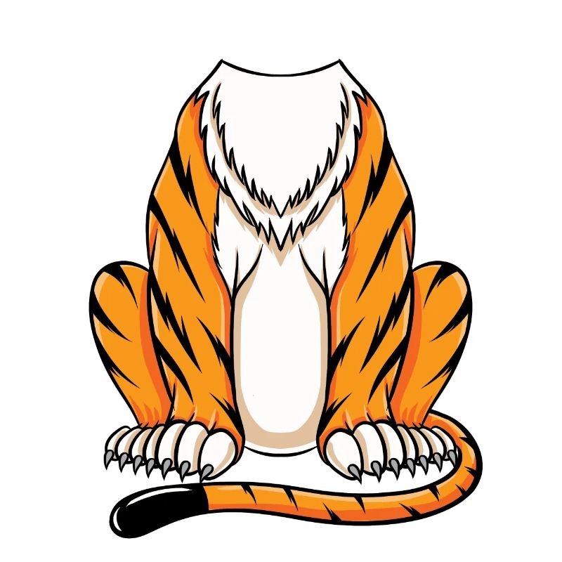 Headless Tiger Costume Halloween