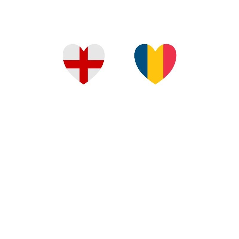 Drapeaux de l’Angleterre et de la Roumanie drapeaux roumains