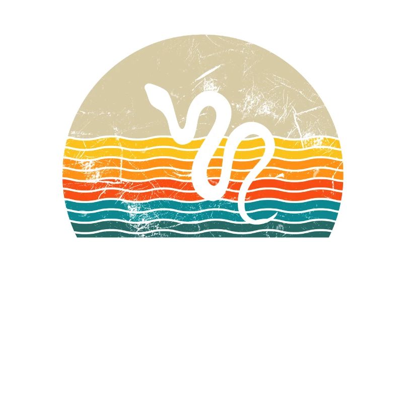 Snake Retro Reptile Python Gift idea