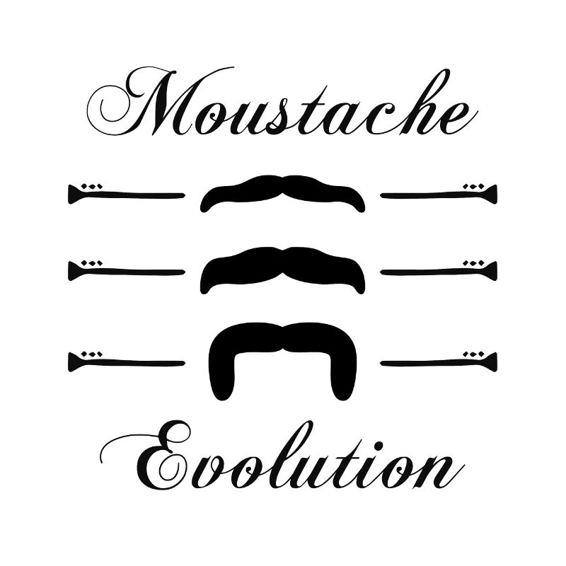 moustaches évolution, Idée cadeau d'élégance.