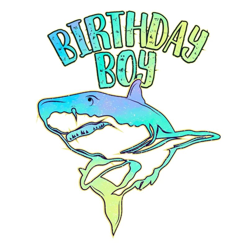 Birthday Boy - Thème Requin