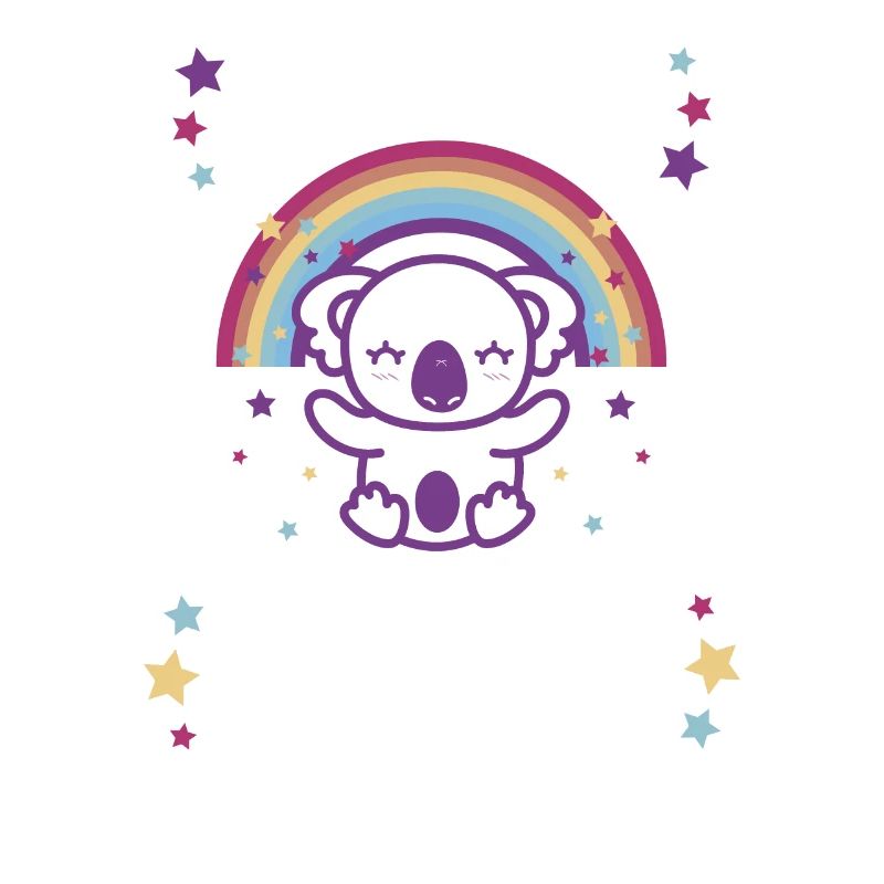 Idée cadeau bébé avec arc-en-ciel et koala