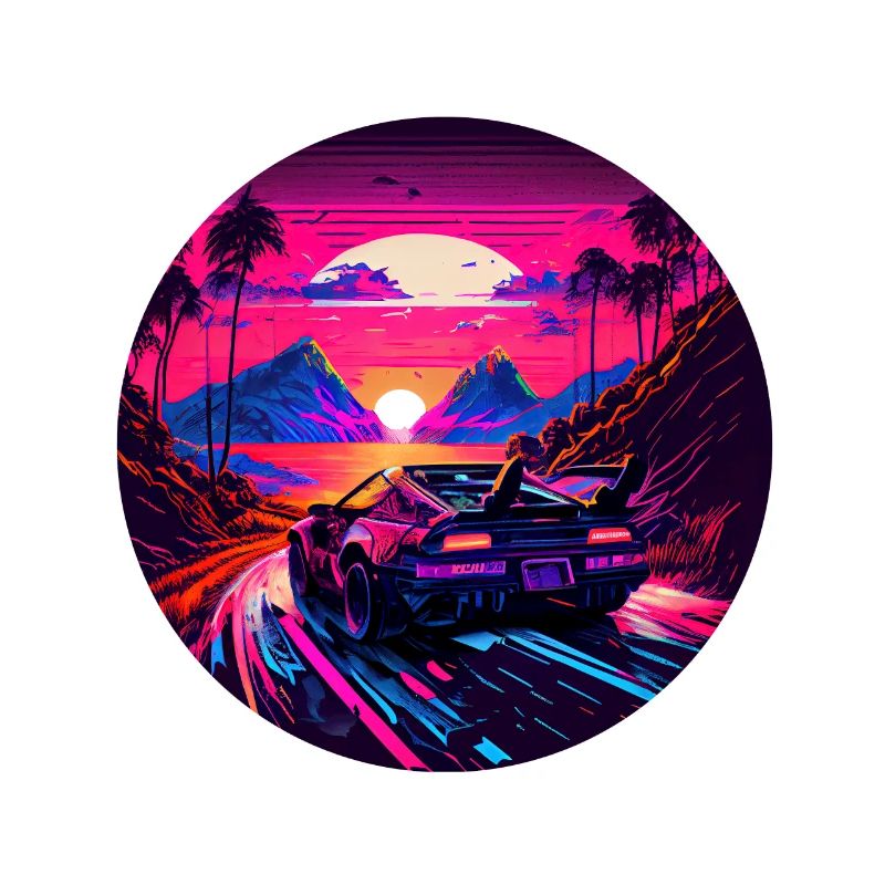 Retrowave Synthwave 80s Design