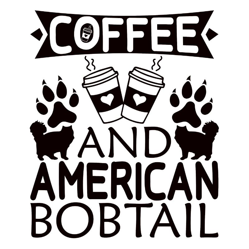 American bobtail coffee drinking caffeine paw dog