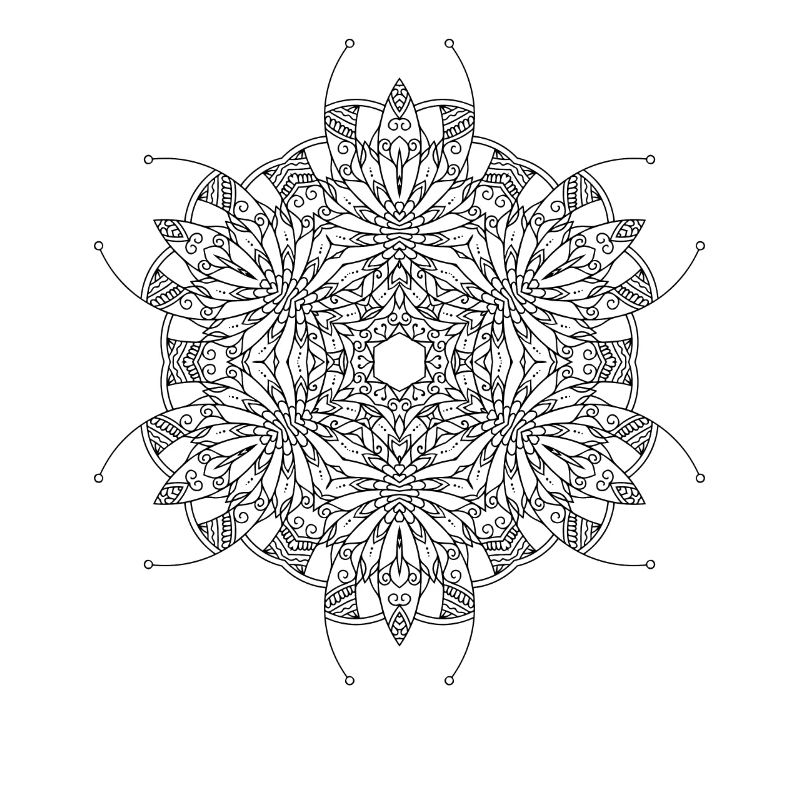 Fleurs Mandala