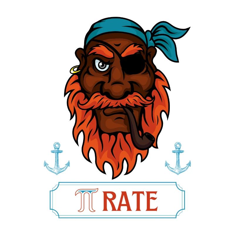 Pi Rate Math And Pirate Lover Design For Pi Day