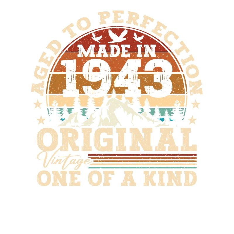Retro 1943 Birthday Gift
