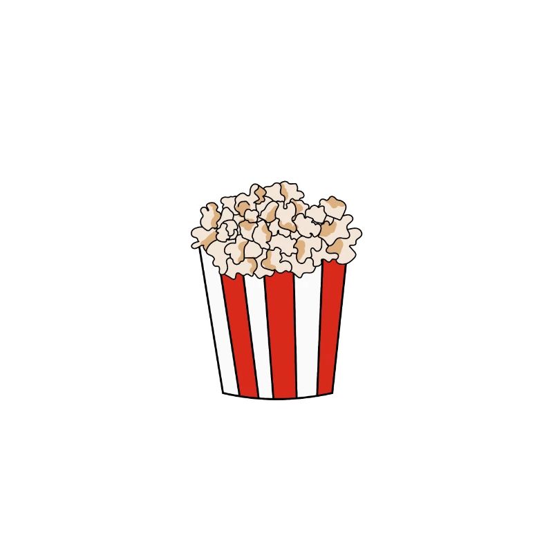 Je suis juste là pour le pop-corn