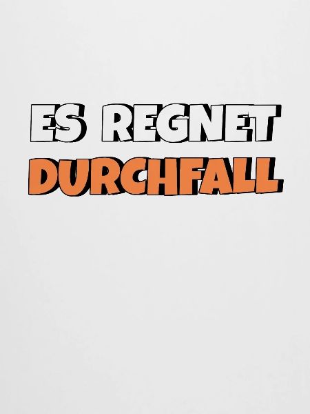 Es regnet Durchfall