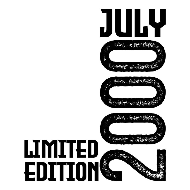 Geschenk Juli 2000. Jubiläum Juli 2000.