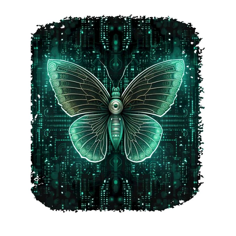 Programmierung PC Programm Code Schmetterling