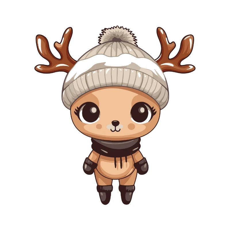 Deer Winter Comic