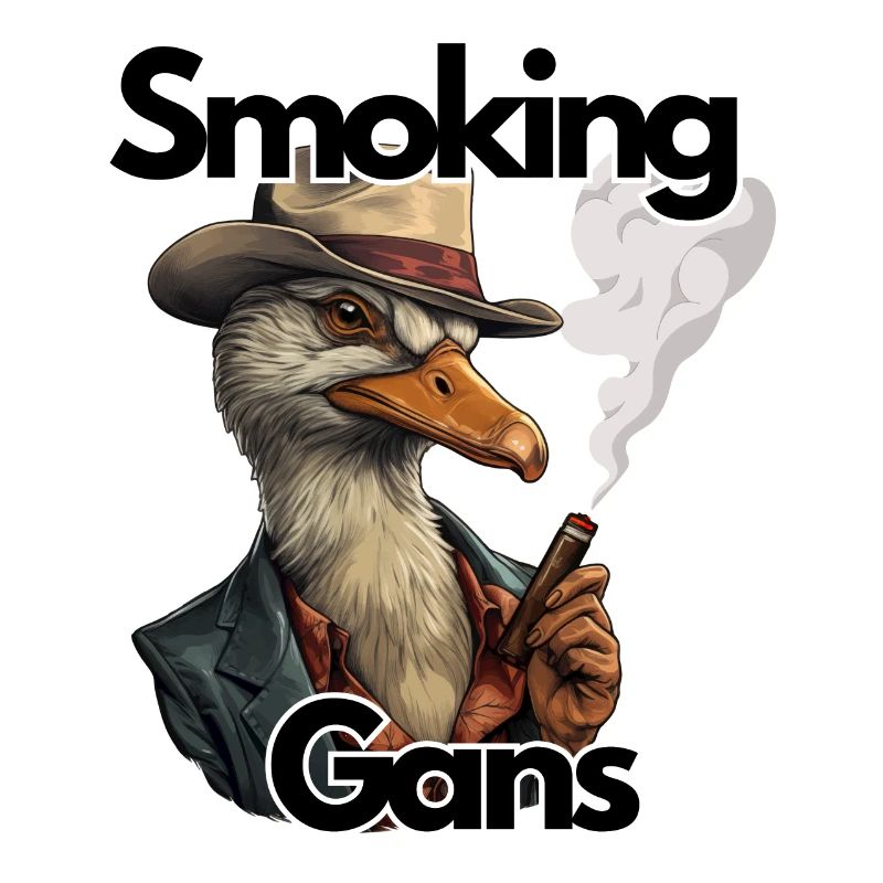 Smoking Gans, Humor, Spaß Fun,
