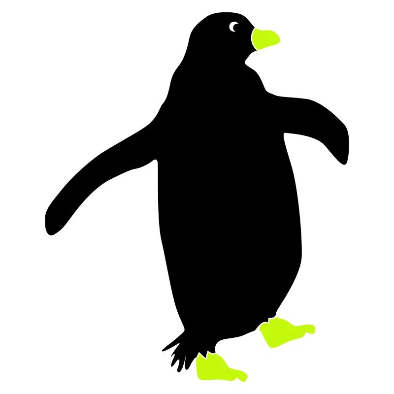 Silhouette de pingouin