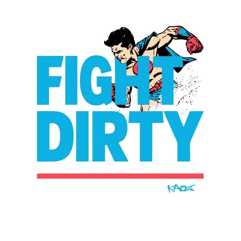 Superheld, kämpfe schmutzig