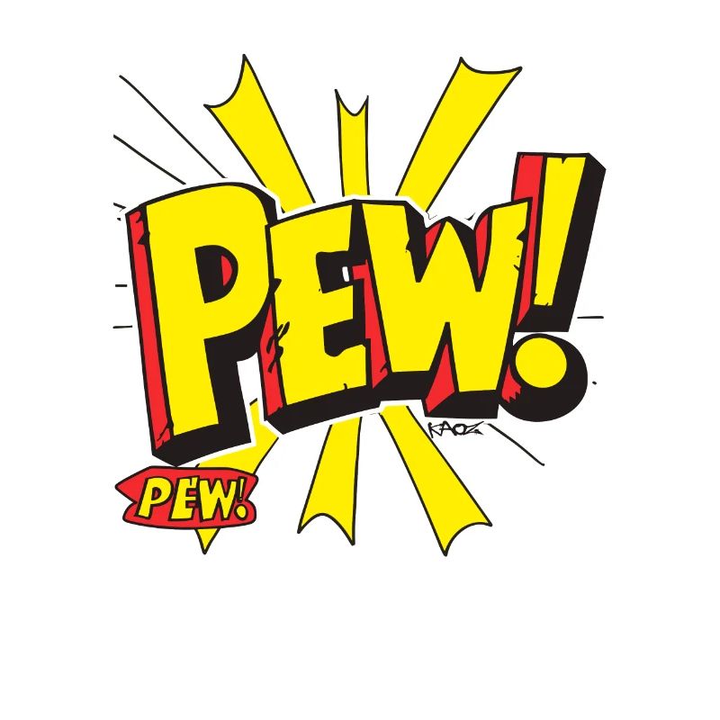 Cartoon Comic: Pew Pew