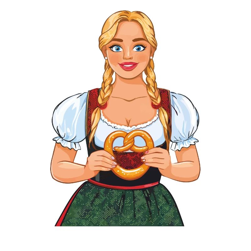 FRAU DIRNDL BREZEL
