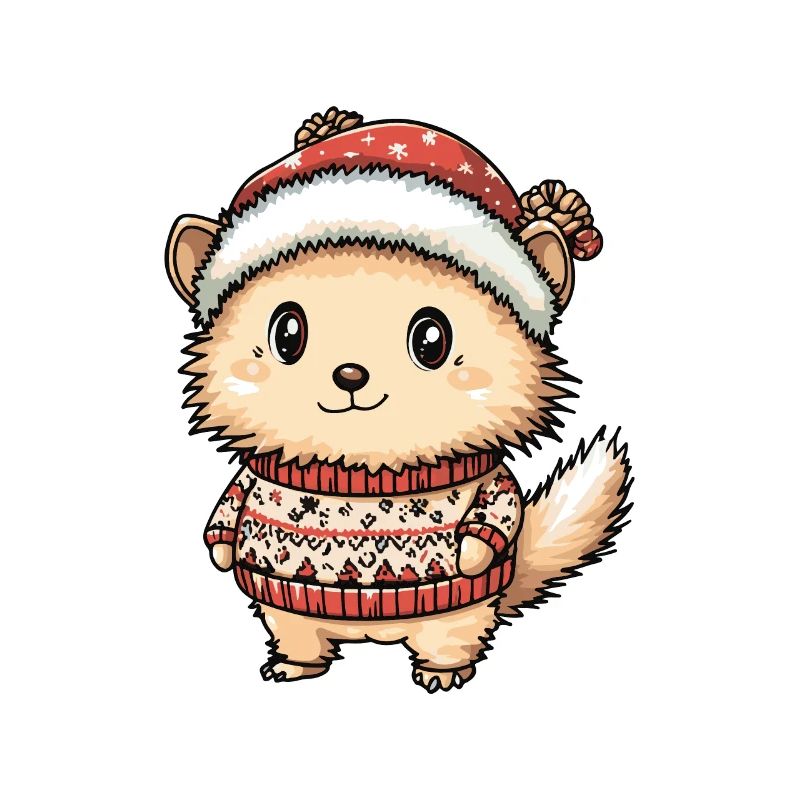 Igel Weihnachten Comic