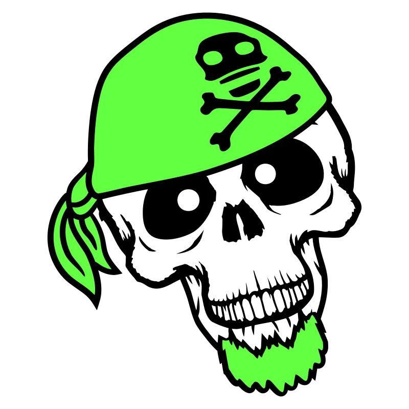 Pirate Hat Skull Skeleton Skull Halloween Head