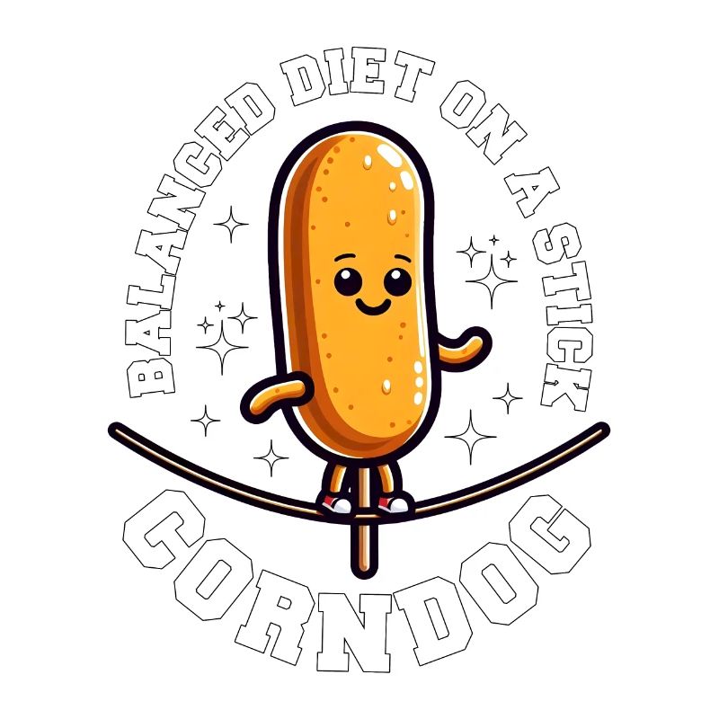 BALANCED DIET ON A STICK - CORNDOG