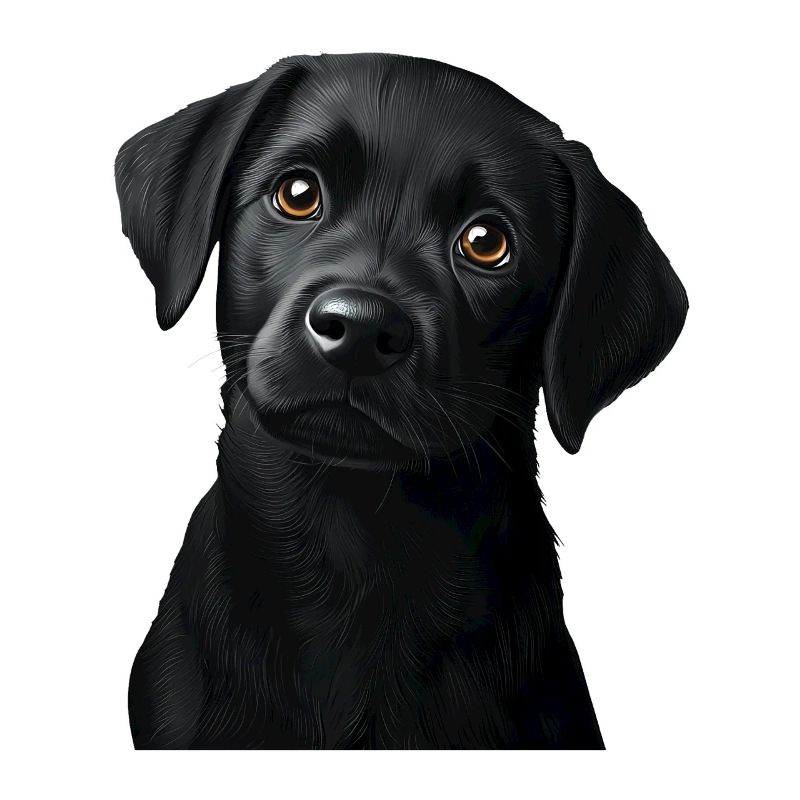 Schwarzer Labrador