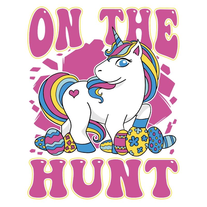 Auf der Jagd Einhorn Ostern