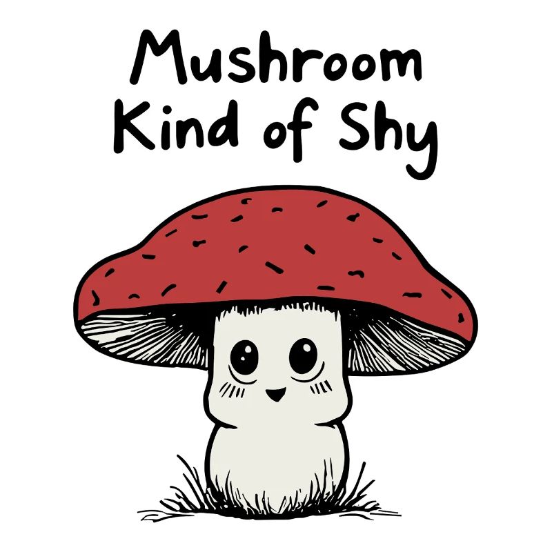 Champignon un peu timide