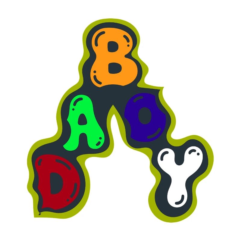 Colourful Alphabet Bubble Design