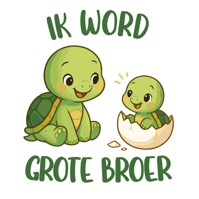 Großer Bruder, ich werde der große Bruder sein, Schildkröte