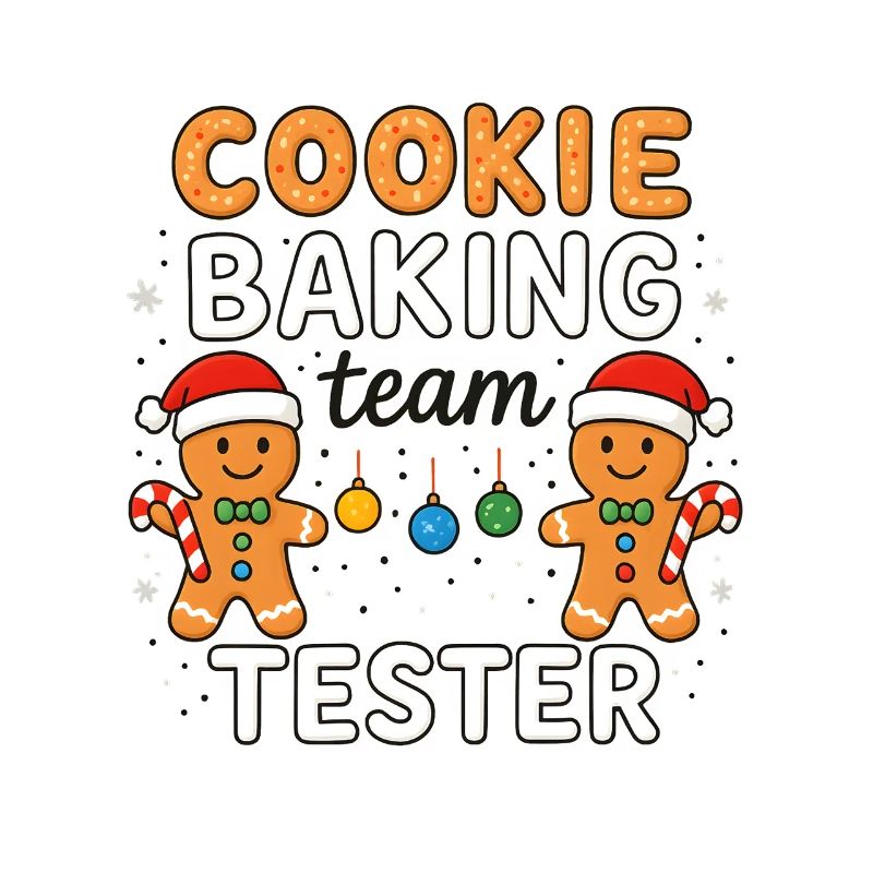 Cookie Baking Team Tester - Lustiges Xmas Design