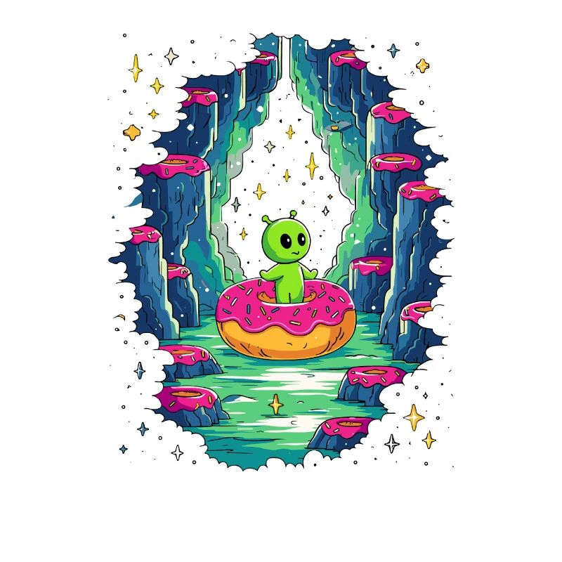 Alien Donut Höhle