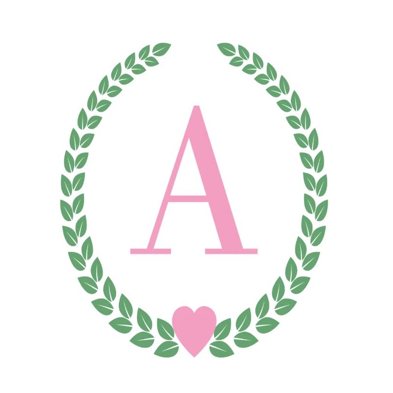 Buchstabe A-Monogramm