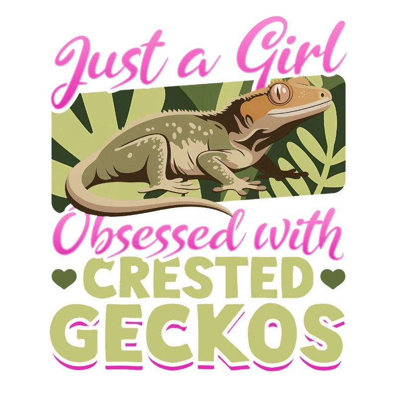 Funny Reptile Crested Gecko